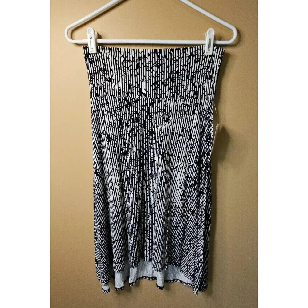 LuLaRoe Women's Azure Fit & Flare Skirt A-Line Elastic Waist Pull On